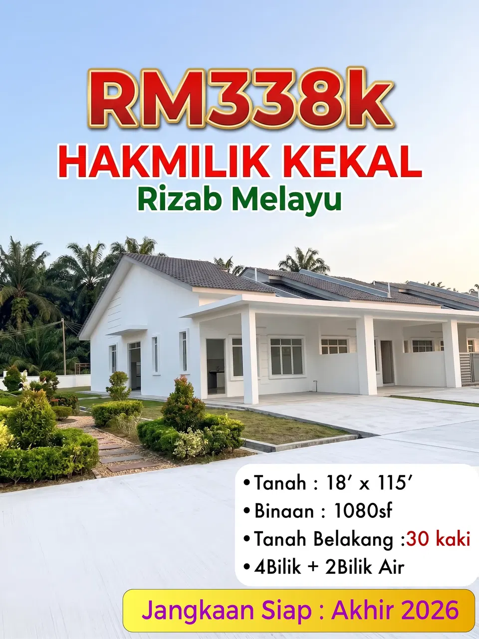 Labohan Dagang | Teres 1 Tgkt | RM338k