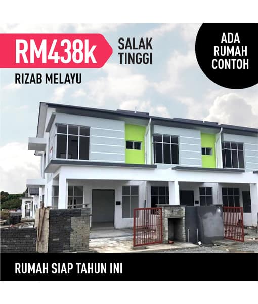 RM438K, 2 Tingkat Teres, Salak Tinggi [Malay Reserved]