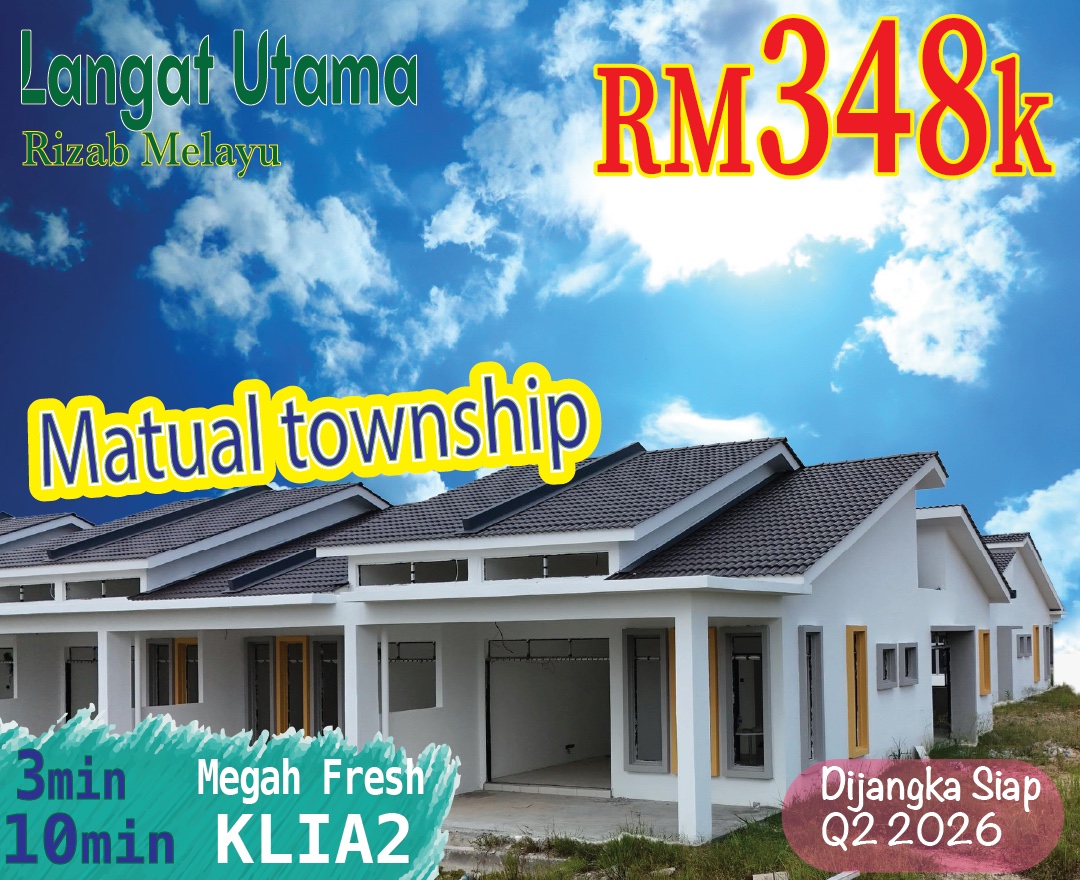 Teres Setingkat Langat Utama RM348k